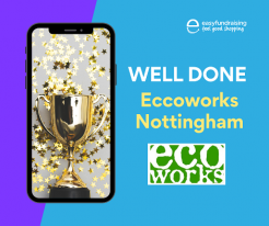 Well done Ecoworks Nottingham for winning £100 with easyfundraising