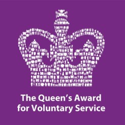 The Queen's Award for Voluntary Service Logo