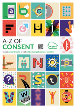 The A-Z of Consent campaign from The Consent Coalition