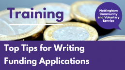 NCVS course Top Tips for Writing Funding Applications