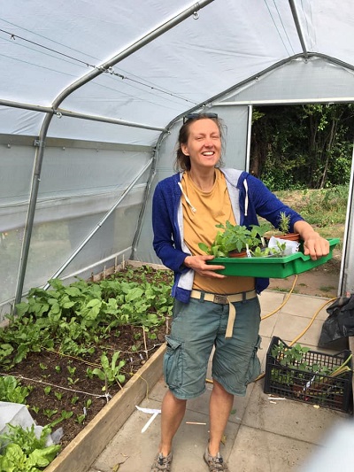 Nat Hurst is one of Bulwell Forest Garden's volunteers