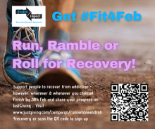 Run, Roll or Ramble for Recovery