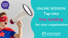 Join easyfundraising and NCVS for an informative webinar on how to use the fundraising platform